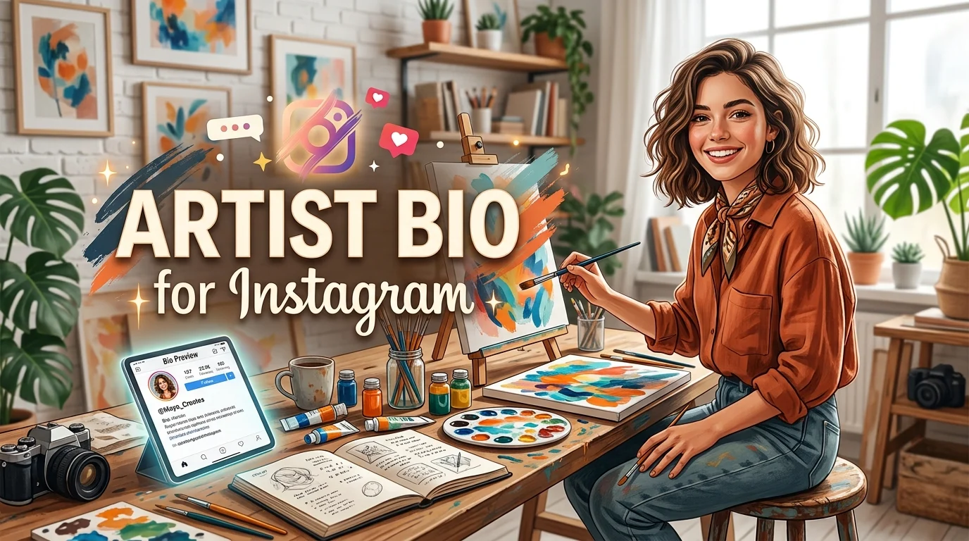 Artist Bio for Instagram