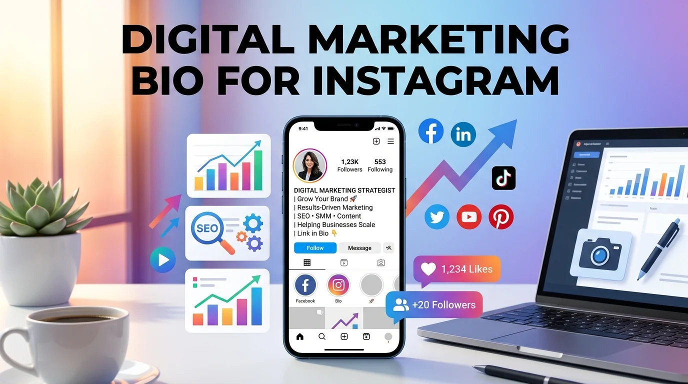 Digital Marketing Bio for Instagram