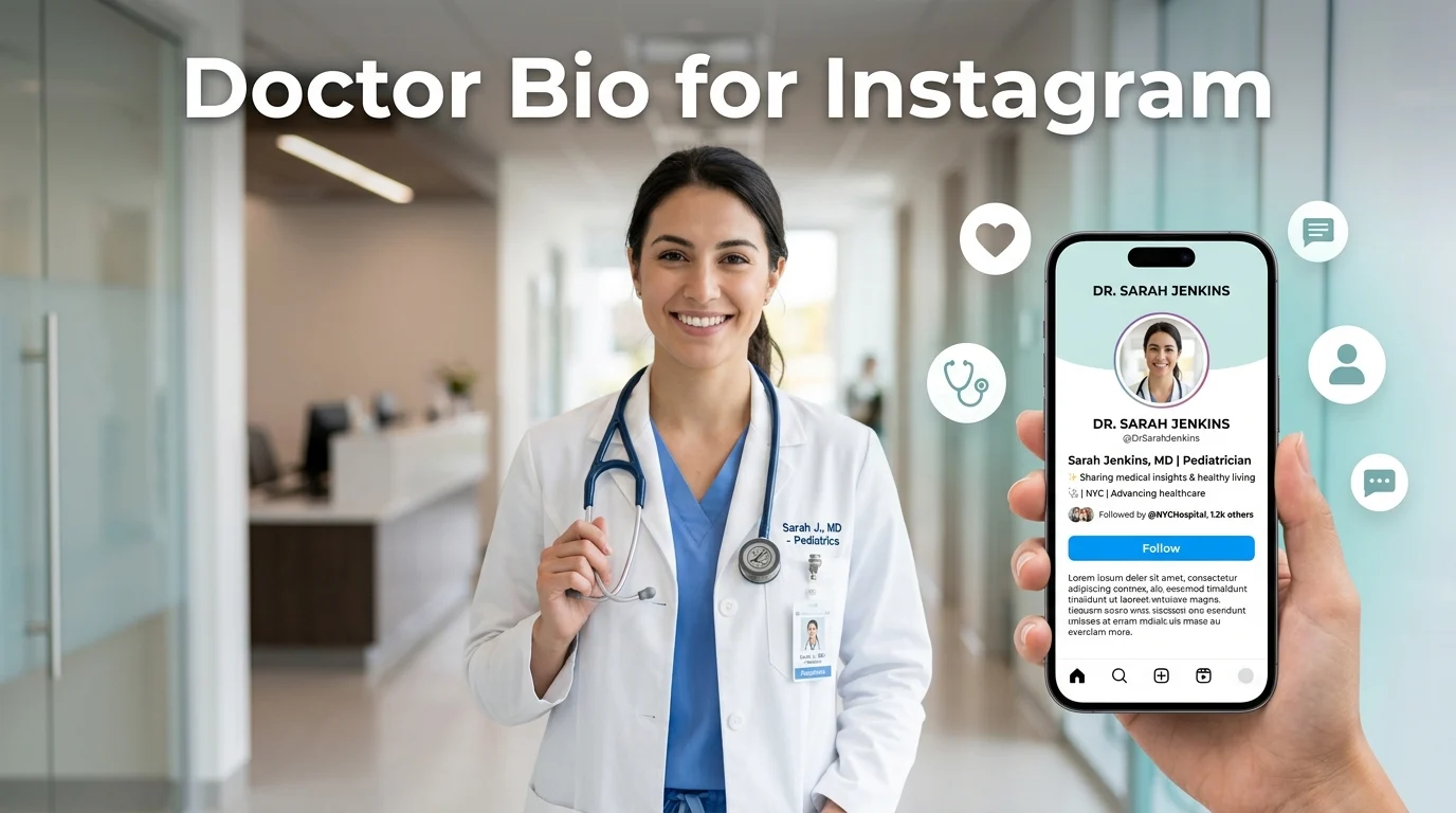Doctor Bio for Instagram