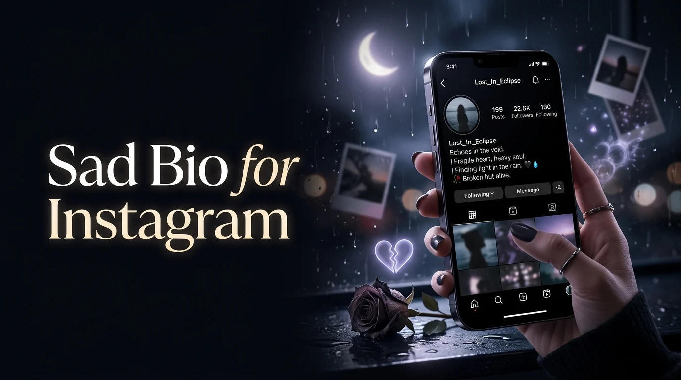 Sad Bio for Instagram