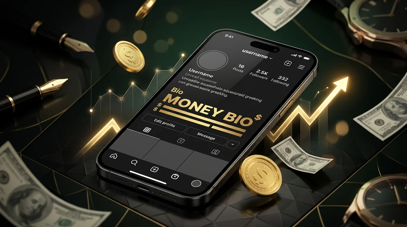Money Bio for Instagram
