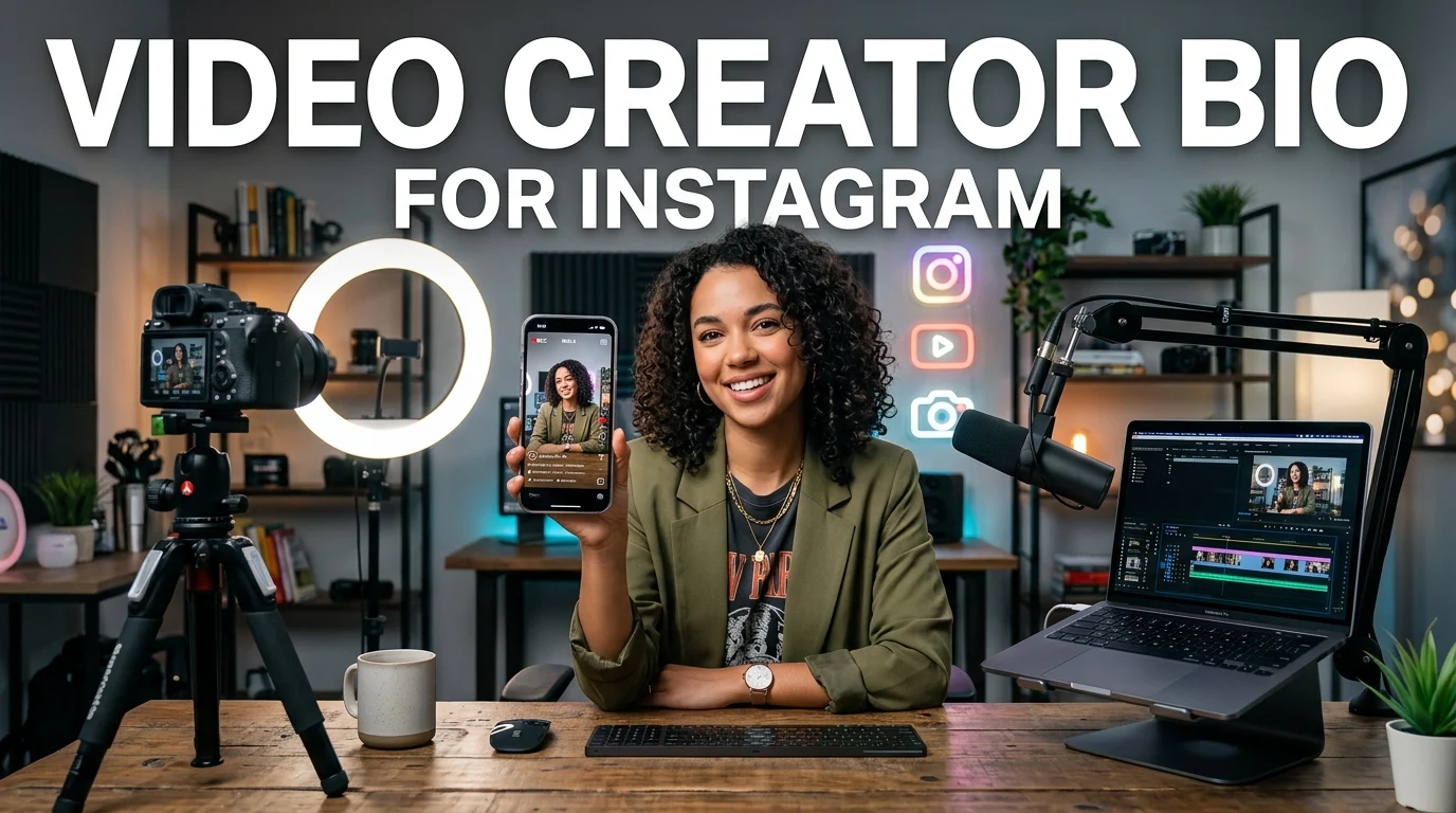 Video Creator Bio for Instagram