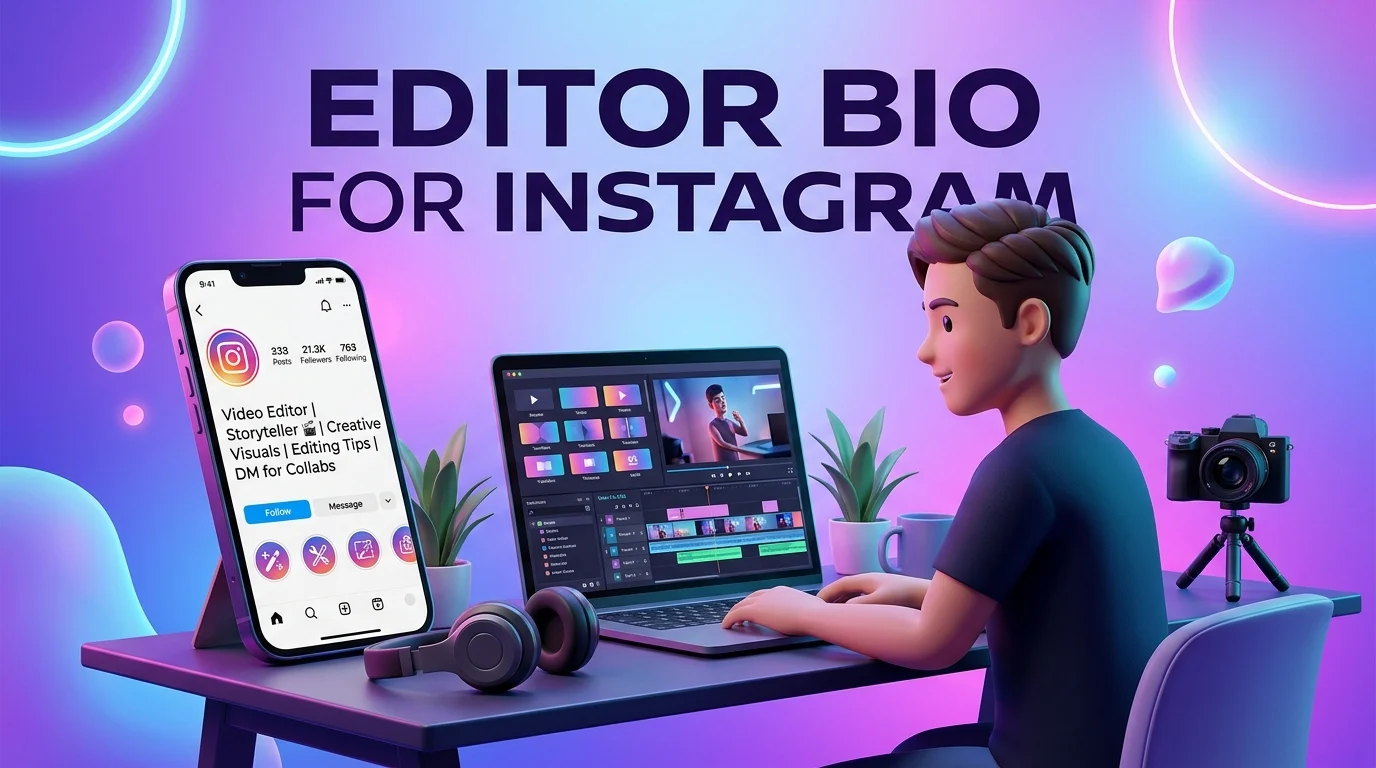 Editor Bio for Instagram