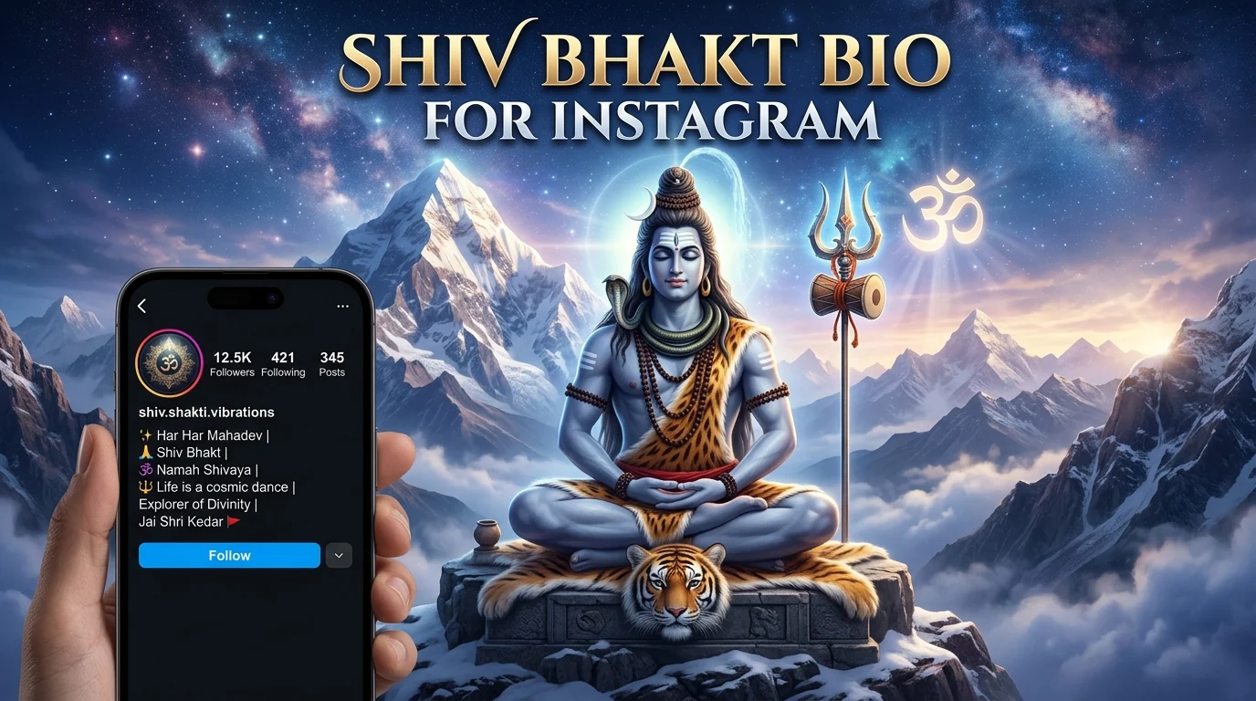 Shiv Bhakt Bio for Instagram
