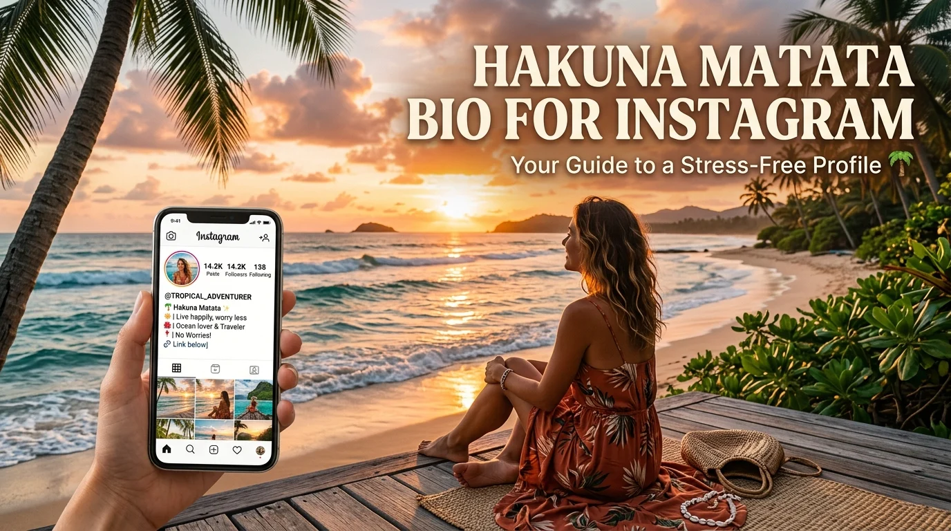 Hakuna Matata Bio for Instagram