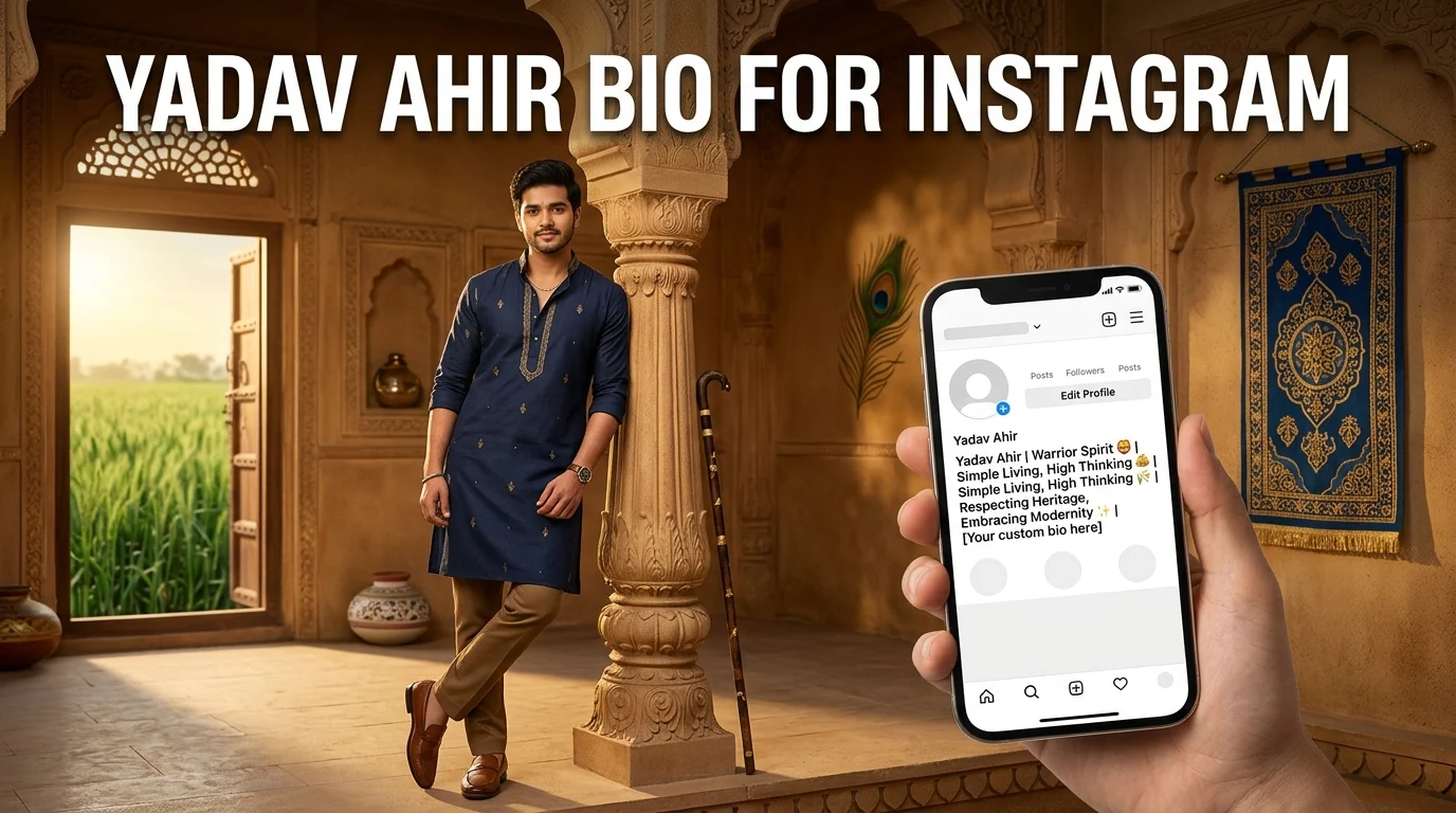 Yadav Ahir Bio for Instagram